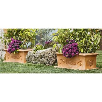 Monacis Jardineras De Pol&iacute;mero Monacis Festone Impruneta Cm. 100 (100x47x38h)