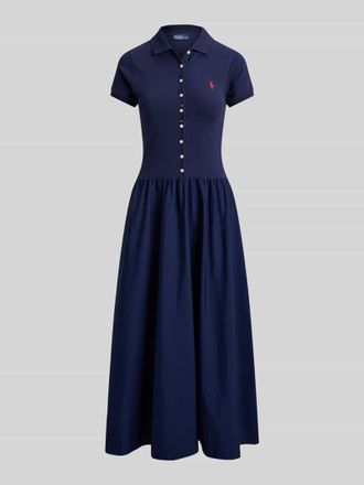 Polo Ralph Lauren Freizeitkleid aus Baumwoll-Mix mit Polokragen in Marine, Gr&ouml;&szlig;e XL