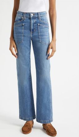 Veronica Beard Dylan Straight Leg Jeans in Orbit Glare at Nordstrom, Size 26