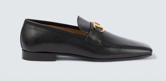Valentino VLogo leather loafers