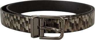 Dolce & Gabbana Leren Riem - unisex - Riemen - Bruin - ONE Size - Leer - Accessoires