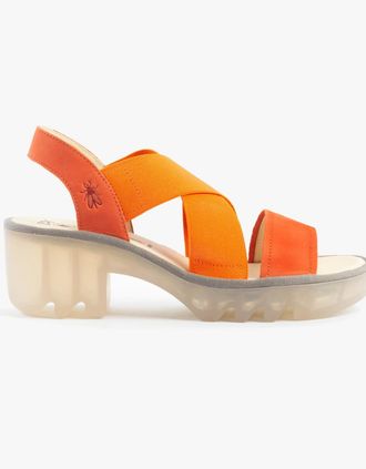 FLY London Womens Fly London TAJI502FLY Womens Sandals Poppy Orange - Size: 8