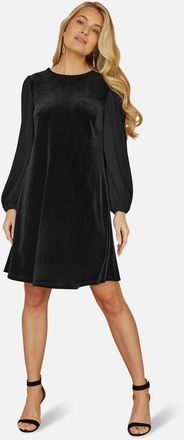 Yumi Velvet Tunic Dress in Black at Nordstrom, Size 20