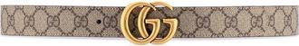 Gucci Beige GG Marmont reversbile belt