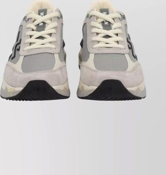 Premiata modern sneakers with mesh and rubber sole