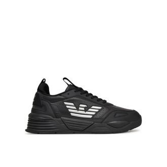 Emporio Armani Sneakers, male, Black, Size: 9 2/3 US X8X221 Xk437 Sneaker