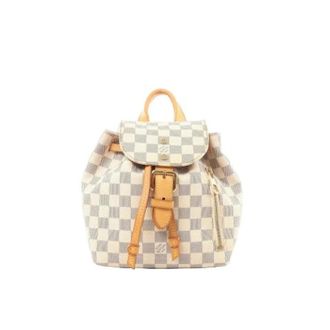 Louis Vuitton Pre-owned Sperone BB Backpack - Dames - Vintage Rugzakken - Beige - ONE Size - Leer - Vintage