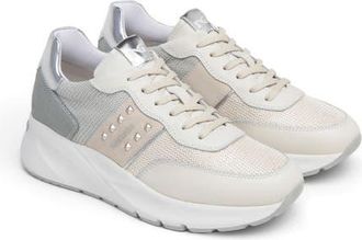 Nero Giardini Colorblock Sneaker in White at Nordstrom, Size 35