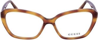 Guess Ladies Brown Butterfly Eyeglass Frames GU50115-1