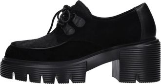 Jeannot Pj 545G Veterschoenen - Dames - Laarzen met Hak - Zwart - 37 EU - Su&egrave;de - Schoenen
