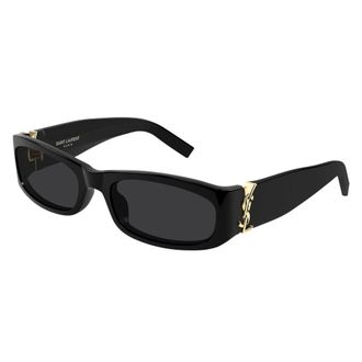 Saint Laurent unisex, Accessoires, Zwart, Maat: 55 MM Zijde