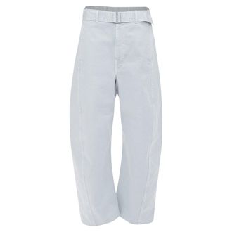 Christophe Lemaire 2025 Blue High Waist Belt Balloon Pants