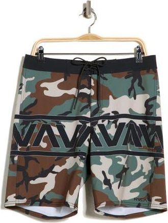 Rvca VA Camo Swim Trunks in Camo Band at Nordstrom Rack, Size 28