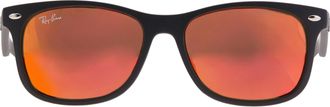 Ray-Ban NEW WAYFARER JUNIOR Red Mirror Square Sunglasses RB9052SF 100S6Q50