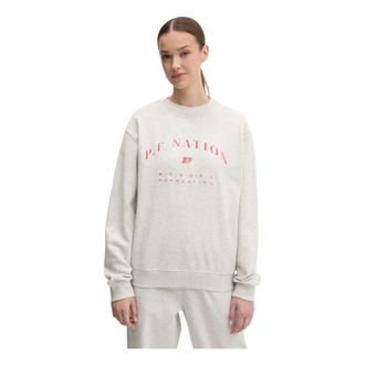 P.E Nation Mujer, Sudaderas, Gris, Talla: M