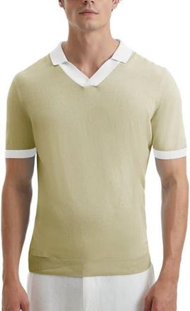 Moeva Troy Polo Shirt in Green at Nordstrom, Size Xxx-Large Eu