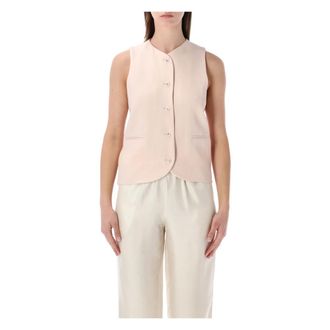 Loulou Studio Vests, female, Pink, Size: XS Paco Tailored Vest