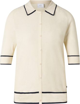 Bogner Peaches silk knit jacket for women - Cream - 34