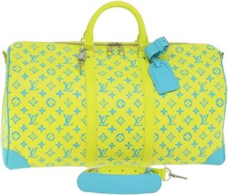 Louis Vuitton Pre-owned Weekendtas - Dames - Vintage Weekendtas - Geel - ONE Size - Vintage