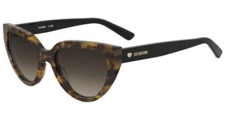 Love Moschino MOL095/S 086/HA Womens Sunglasses Tortoiseshell Size 55
