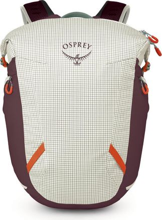Osprey Transporter 22-Liter Zinch Backpack in Mystery White/Moody Burgundy at Nordstrom