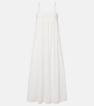 Poss&eacute; Danielle lace-trimmed cotton midi dress