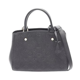 Louis Vuitton Pre-owned Monogram Empreinte Handtas - Dames - Pre-owned - Zwart - Maat: ONE Size