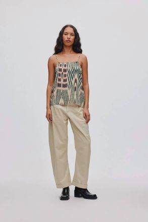 Rabens Saloner Karis Ikat Camisole In Multicolor