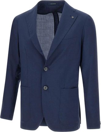 Tagliatore Montecarlo Blazer - Heren - Blazers - Blauw - M - Wol - Jassen