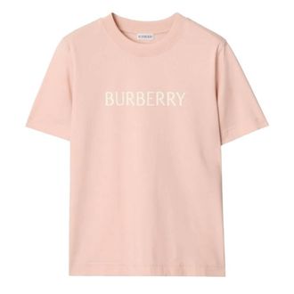 Burberry Logo Cotton T-shirt, Size Medium