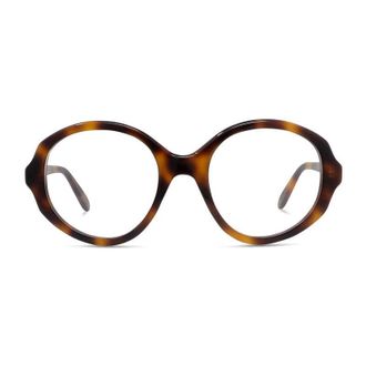 Loewe LW50077I052 Round Full Rim Eyeglasses - Brown
