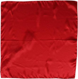 Dolce & Gabbana Foulard Zakdoek Sjaal - unisex - Accessoires - Rood - ONE Size - Satijn - Accessoires