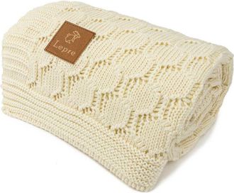 OEM Manta De Bamb&uacute; Calada 80x100 Color Crudo