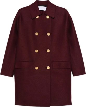 Harris Wharf London Cappotto doppiopetto - Rosso