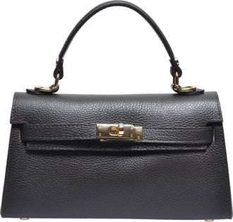 Anna Luchini Bordeauxrood Rundleer Tas