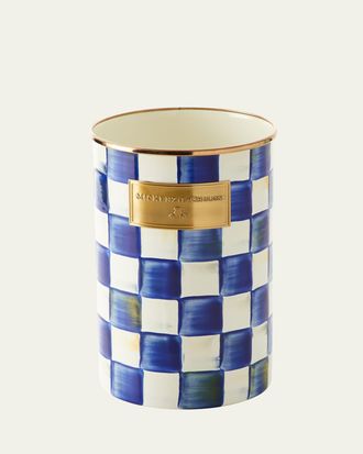 MacKenzie-Childs Royal Check Utensil Holder