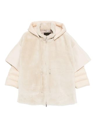 Moorer Jas met ritssluiting - Beige