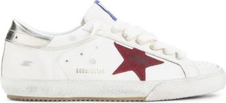 Golden Goose White Lace Up Sneakers