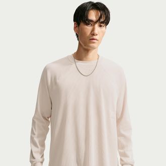 Nike Mens N.A.C. Dri-FIT Long-Sleeve Top in Grey | IM5601-077