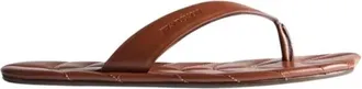 J.W.Anderson Leaf Slide - Dames - Slippers - Bruin - 39 EU - Leer - Schoenen