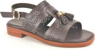 Frau Platte sandalen - Dames - Sandalen - Bruin - 41 EU - Schoenen