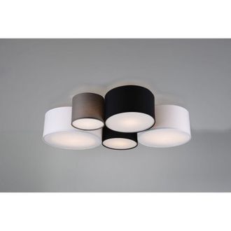 Trio Plaf&oacute;n Hotel 5xe27 Cilindros Multicolor L90 Cm Lighting