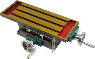 OEM Mesa De Fresado, Ajustes Manuales, Dise&ntilde;o Robusto, Color Rojo