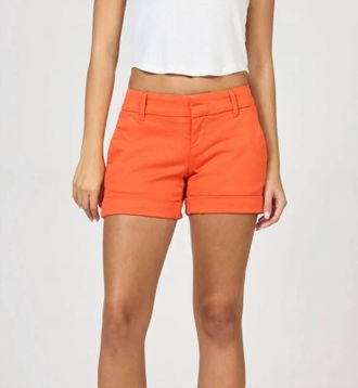 Dear John Denim Hampton Rolled Hem Shorts In Grenadine