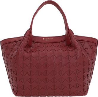 Serapian mini Secret tote bag - Red
