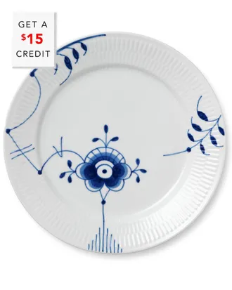 ROYAL COPENHAGEN 10.75In Fluted Mega Dinner Platewith $15 Credit