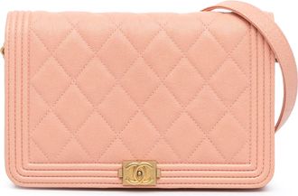 Chanel Boy Chanel Schoudertas Gequilt Lamsleer