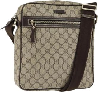 Gucci Pre-owned Cross Body Bags, female, Beige, Size: ONE SIZE Pre-owned Plastic Cross Body Bag