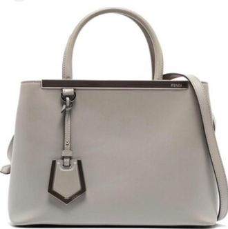 Fendi Grey 2jours Tote Bag
