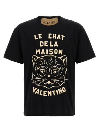Valentino Garavani Mens Le Chat De La Maison T-Shirt